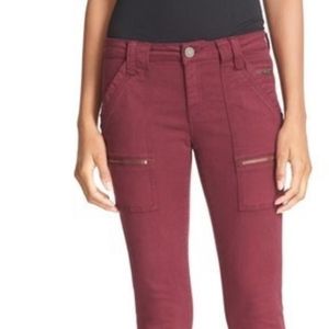 Joie Women's Park Skinny Slim Fit Ankle Zip Pants